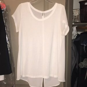 White dressy t-shirt